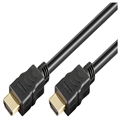 Goobay 4K HDMI 1.4 Kabel med Ethernet - Gullbelagt - 1m